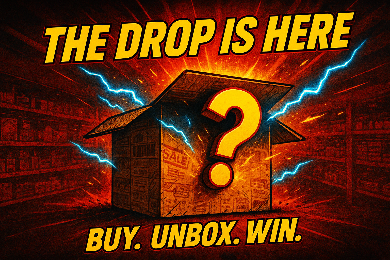 MYSTERY BOX DROPS – Unbox the Unexpected. Win Big Every Month.